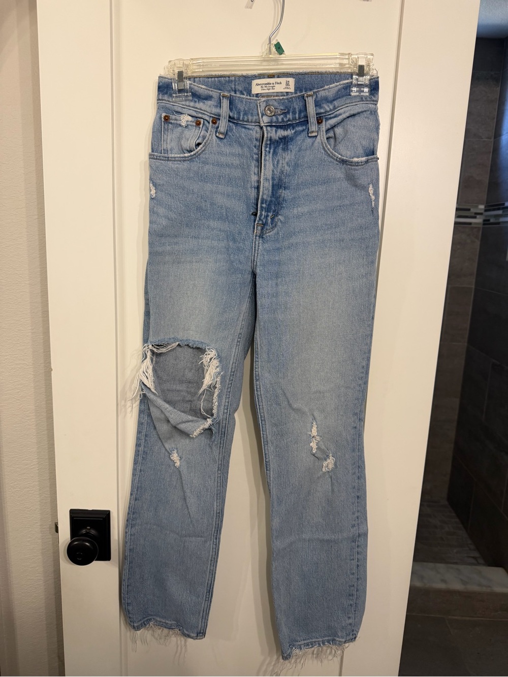 Abercrombie 90s High Rise Straight Jeans